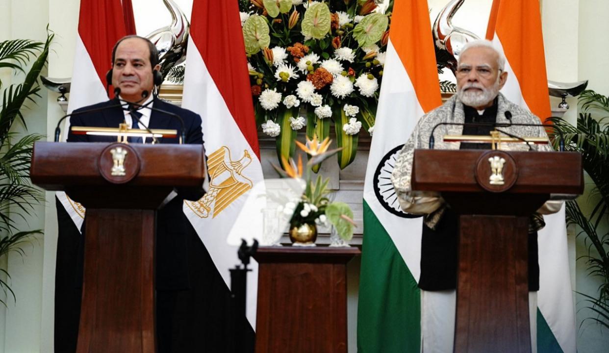 PM Modi holds talks with Egyptian President Abdel Fattah El-Sisi PM Modi holds talks with Egyptian President Abdel Fattah El-Sisi